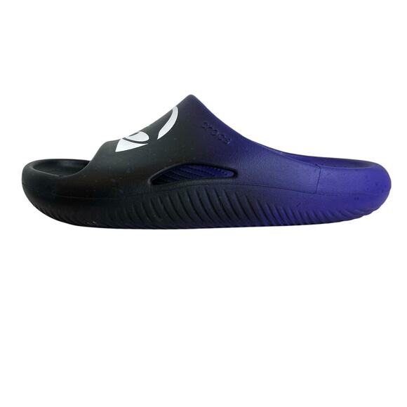 CROCS Taco Bell x Crocs Mellow Slide Live Mas in Ultra Violet & Black Size 7 - Picture 9 of 16